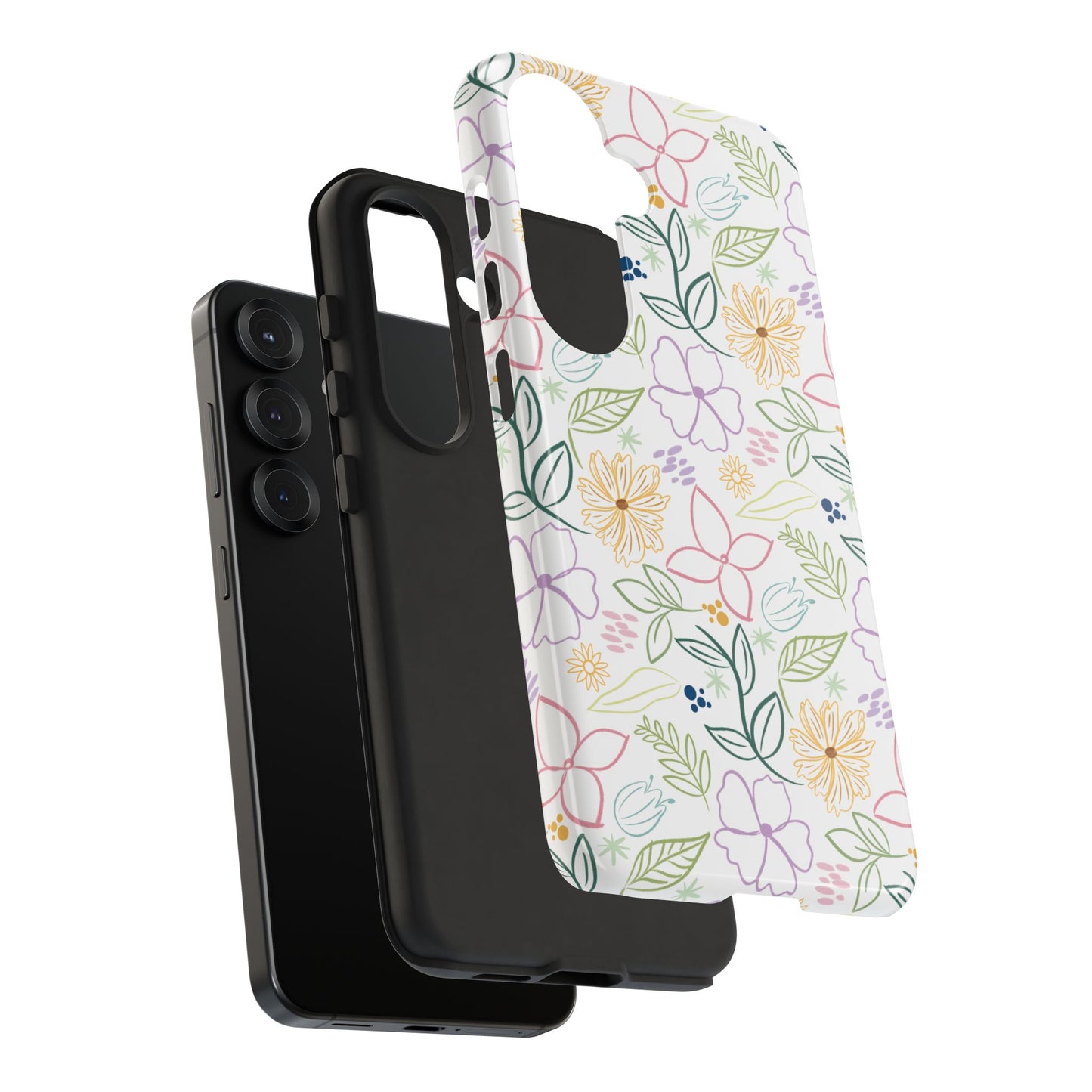 Pastel Floral Pattern Tough Case | Phone Protection, Spring Flowers