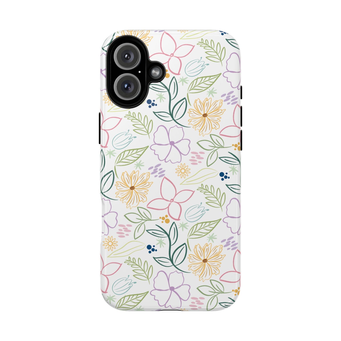 Pastel Floral Pattern Tough Case | Phone Protection, Spring Flowers