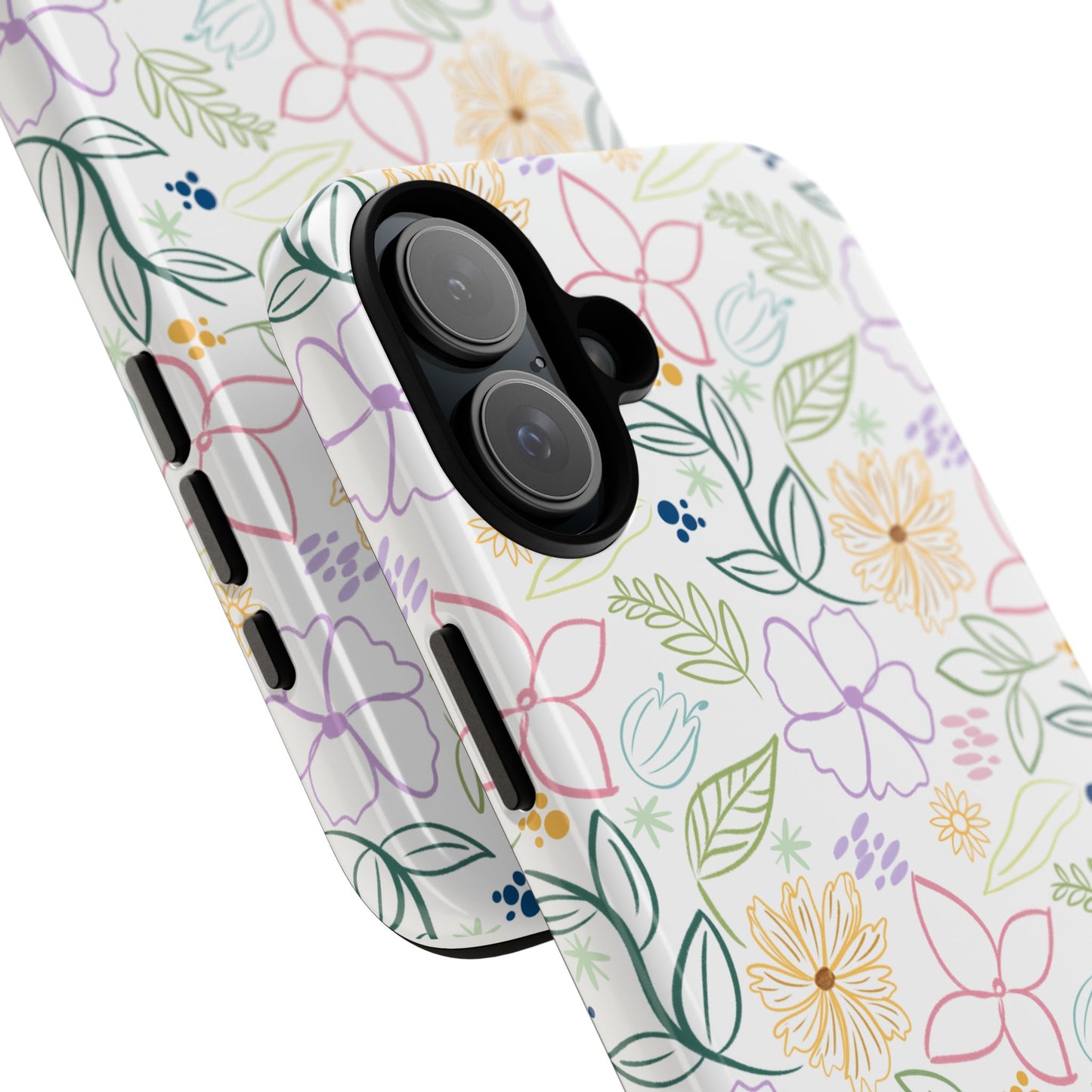 Floral Pastel Phone Case — Delicate Garden Pattern for Samsung & iPhone