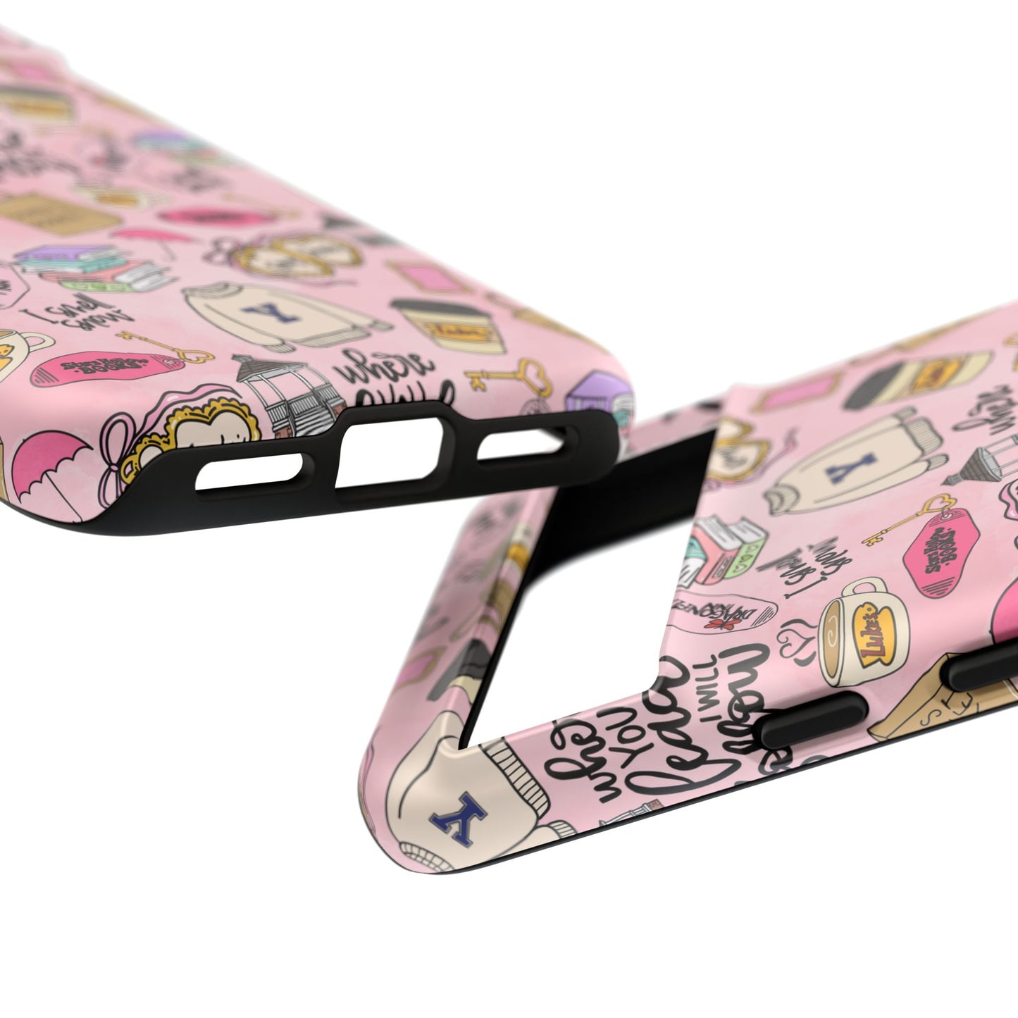 Where You Lead "Tough Cases" Phone Case — Pink Gilmore Girls Tribute