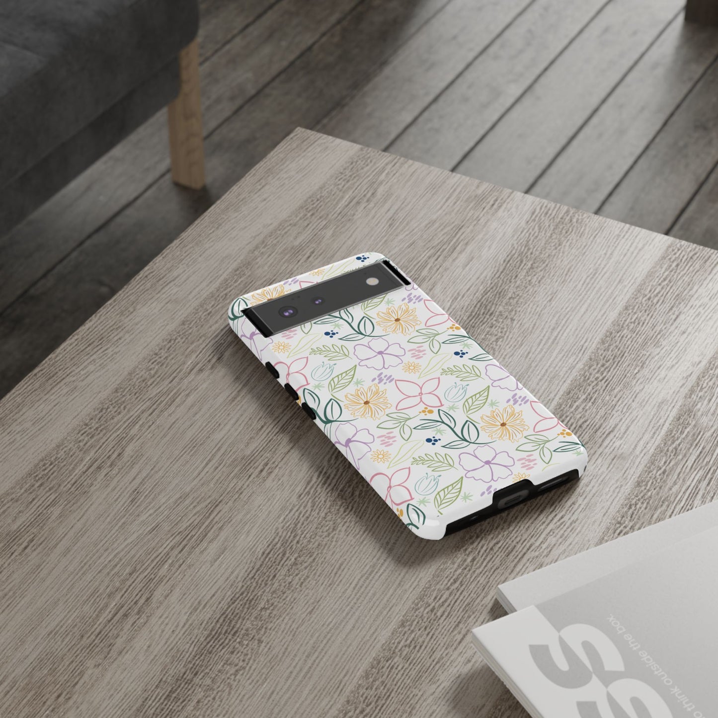 Pastel Floral Pattern Tough Case | Phone Protection, Spring Flowers