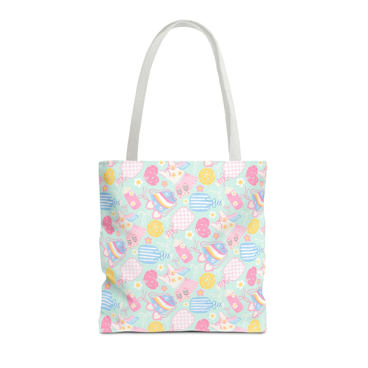 Cute Mint Pickleball Tote Bag — Pickleball Player Beach & Gear Tote