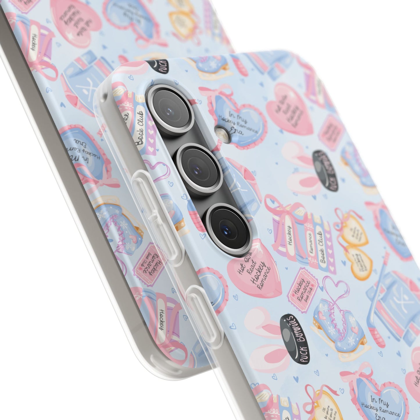Hockey Romance Book Cute Girly Cases | Phone Case, Soft Protective Sleeve