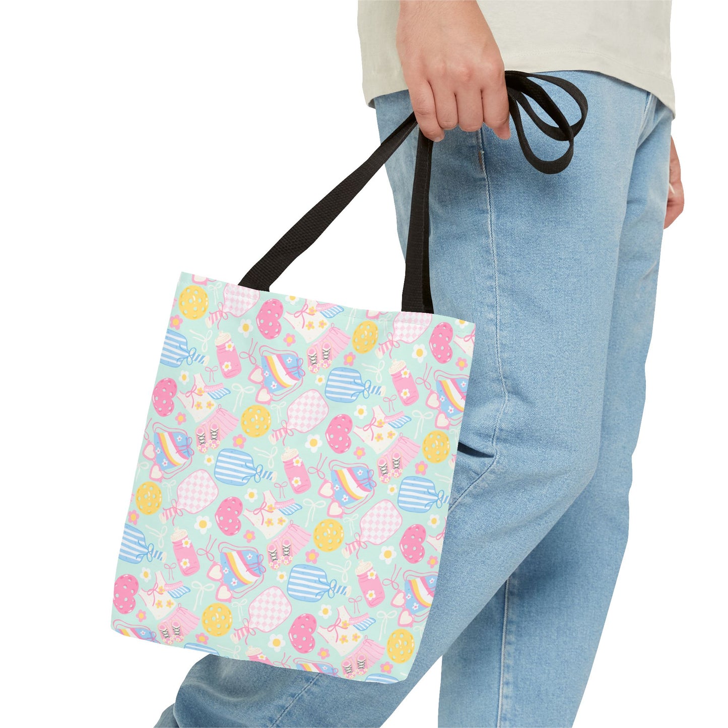 Cute Mint Pickleball Tote Bag — Pickleball Player Beach & Gear Tote