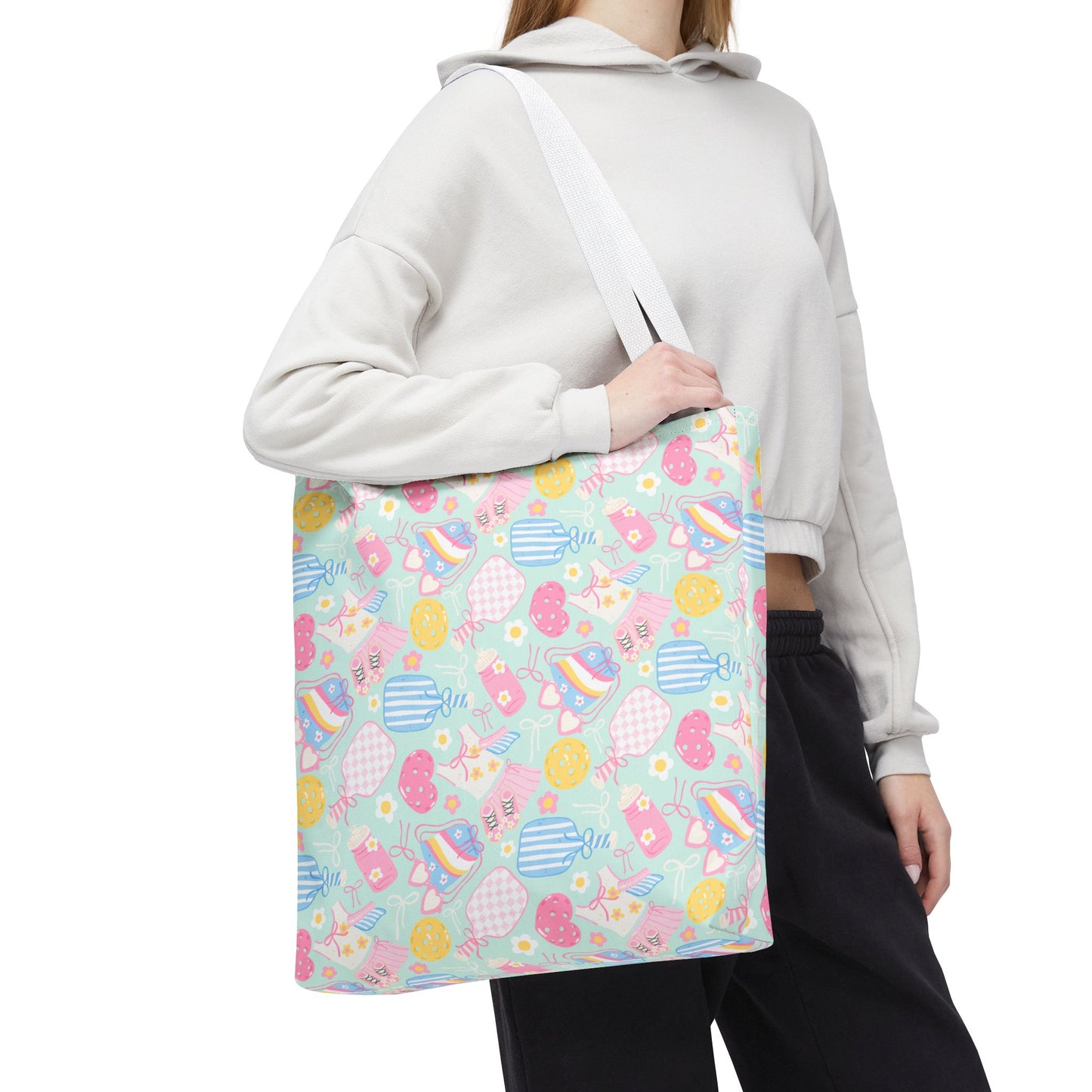 Cute Mint Pickleball Tote Bag — Pickleball Player Beach & Gear Tote