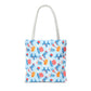 Patriotic Summer Icons tote bag | 4th of July fireworks, popsicles, cupcakes