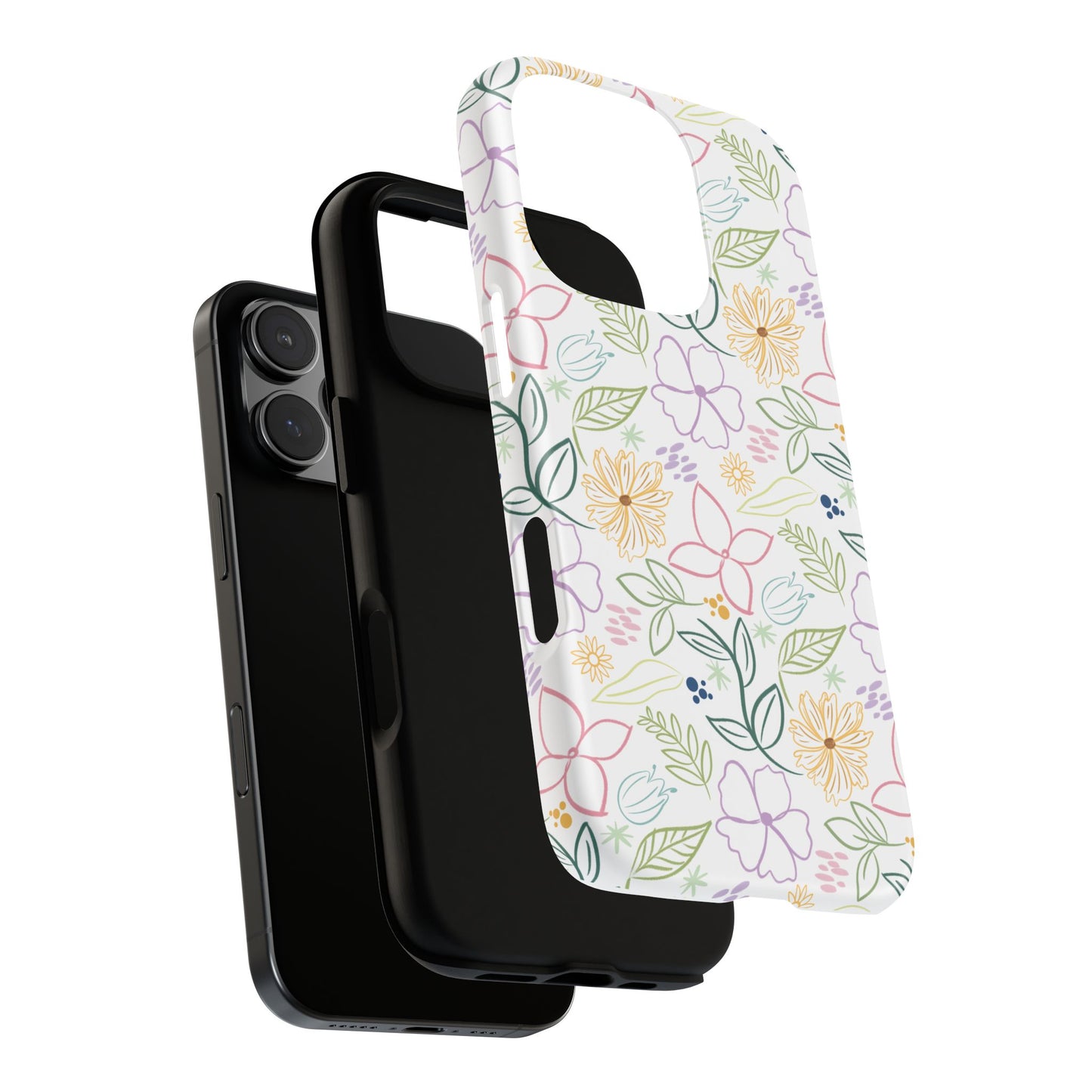Pastel Floral Pattern Tough Case | Phone Protection, Spring Flowers