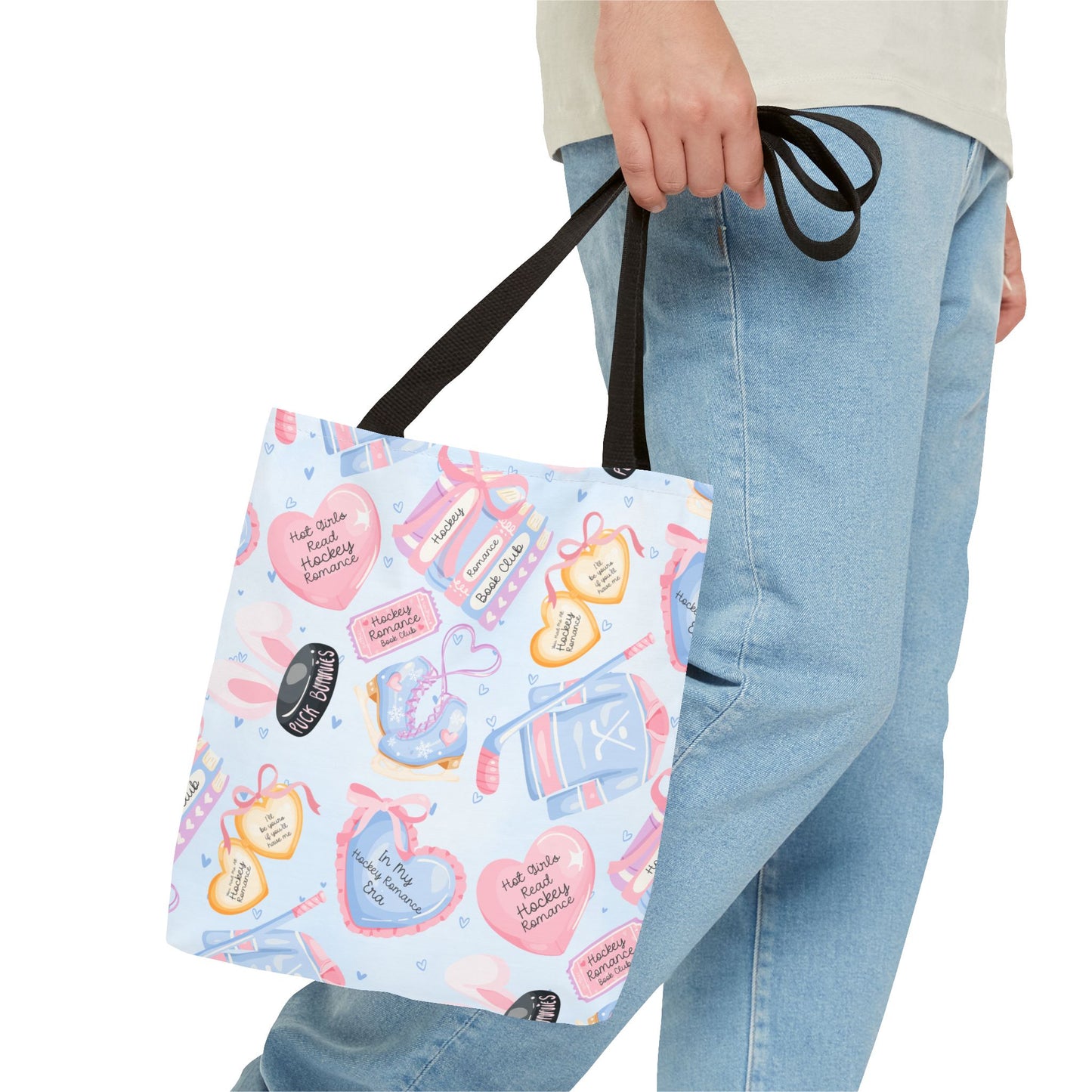 Cute Hockey Romance Tote Bag | Hockey Romance Books