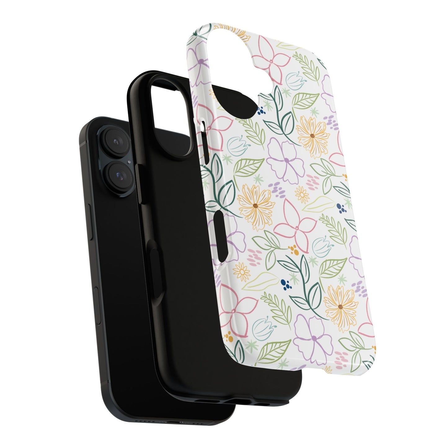 Pastel Floral Pattern Tough Case | Phone Protection, Spring Flowers