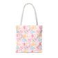 Pink Pickleball Tote Bag | All-Over Print, Sport Court Graphic