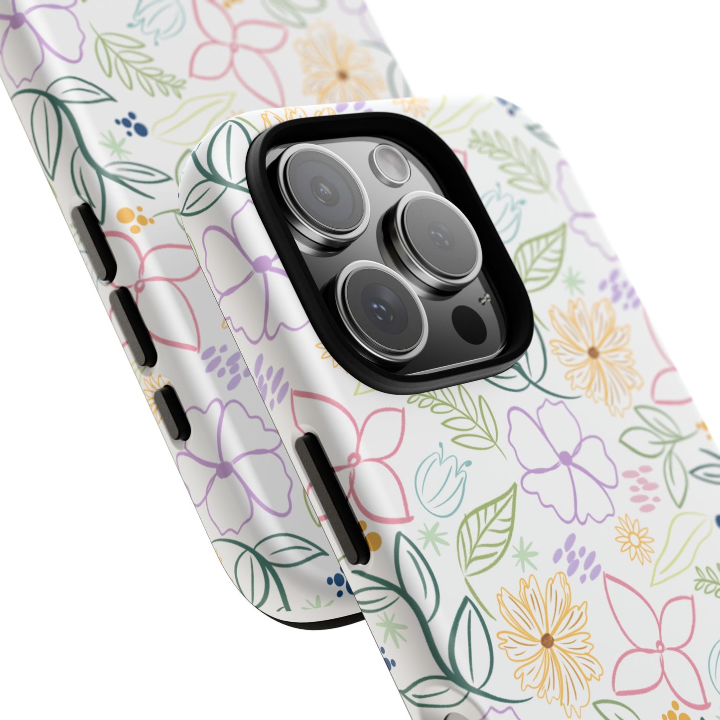 Floral Pastel Phone Case — Delicate Garden Pattern for Samsung & iPhone