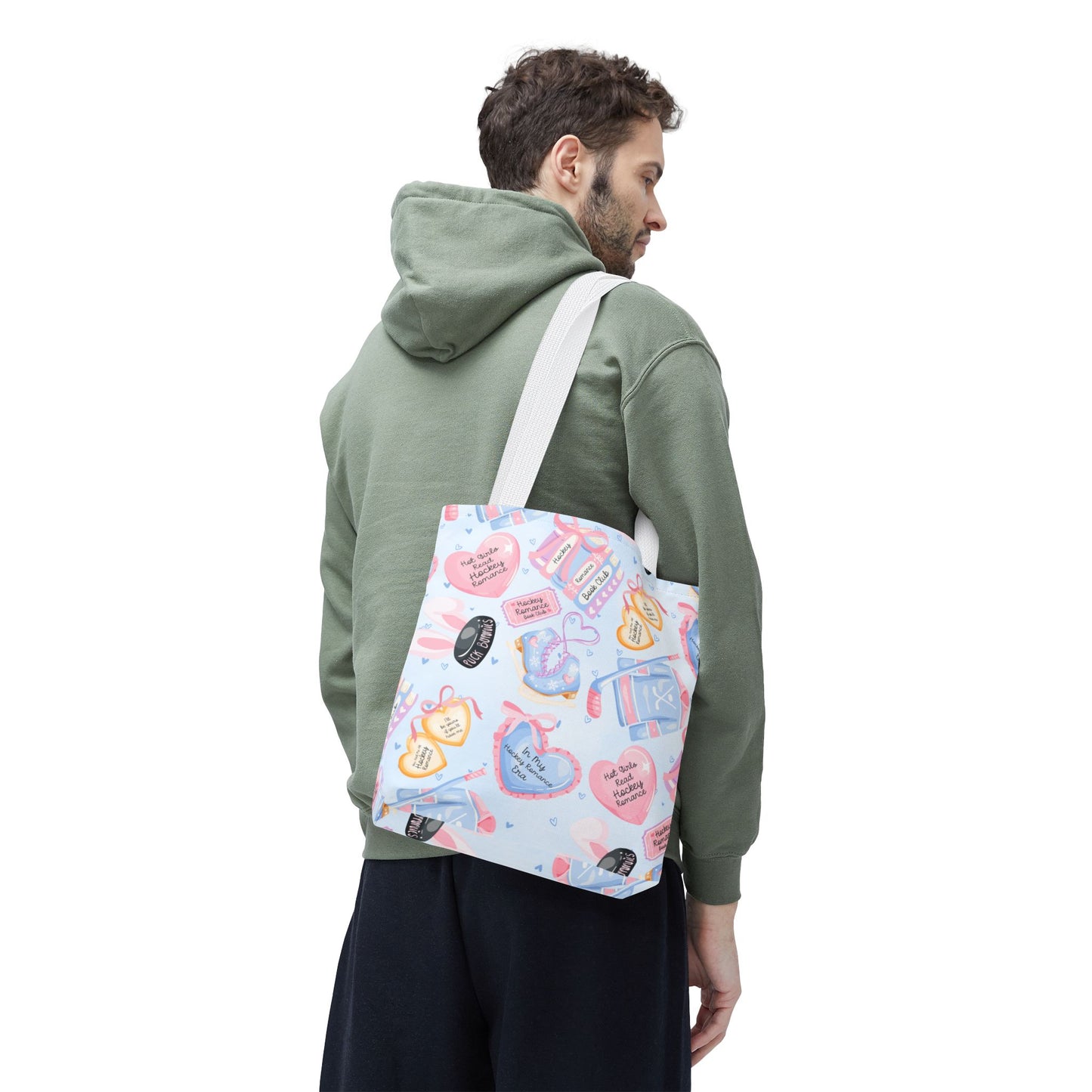 Cute Hockey Romance Tote Bag | Hockey Romance Books