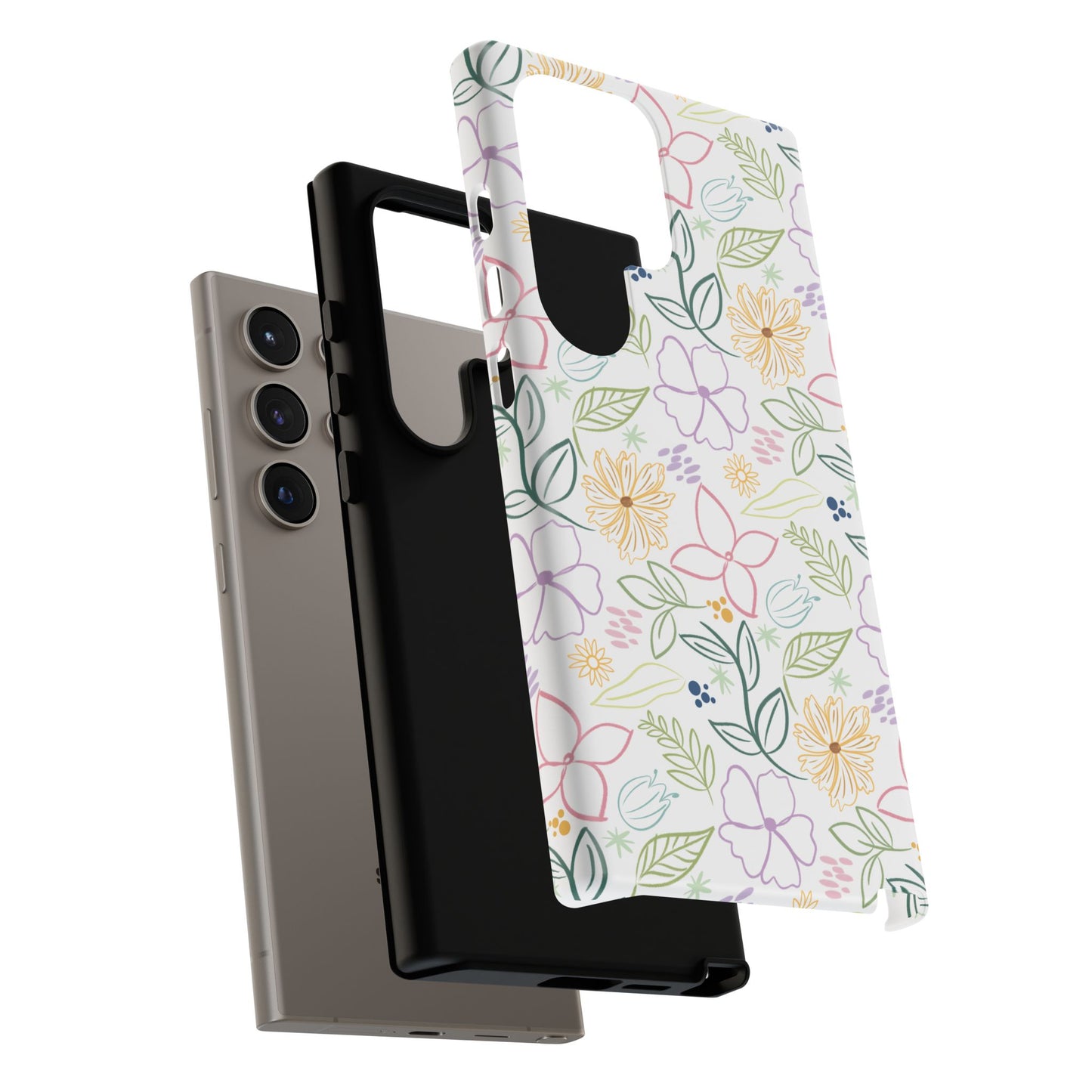Pastel Floral Pattern Tough Case | Phone Protection, Spring Flowers