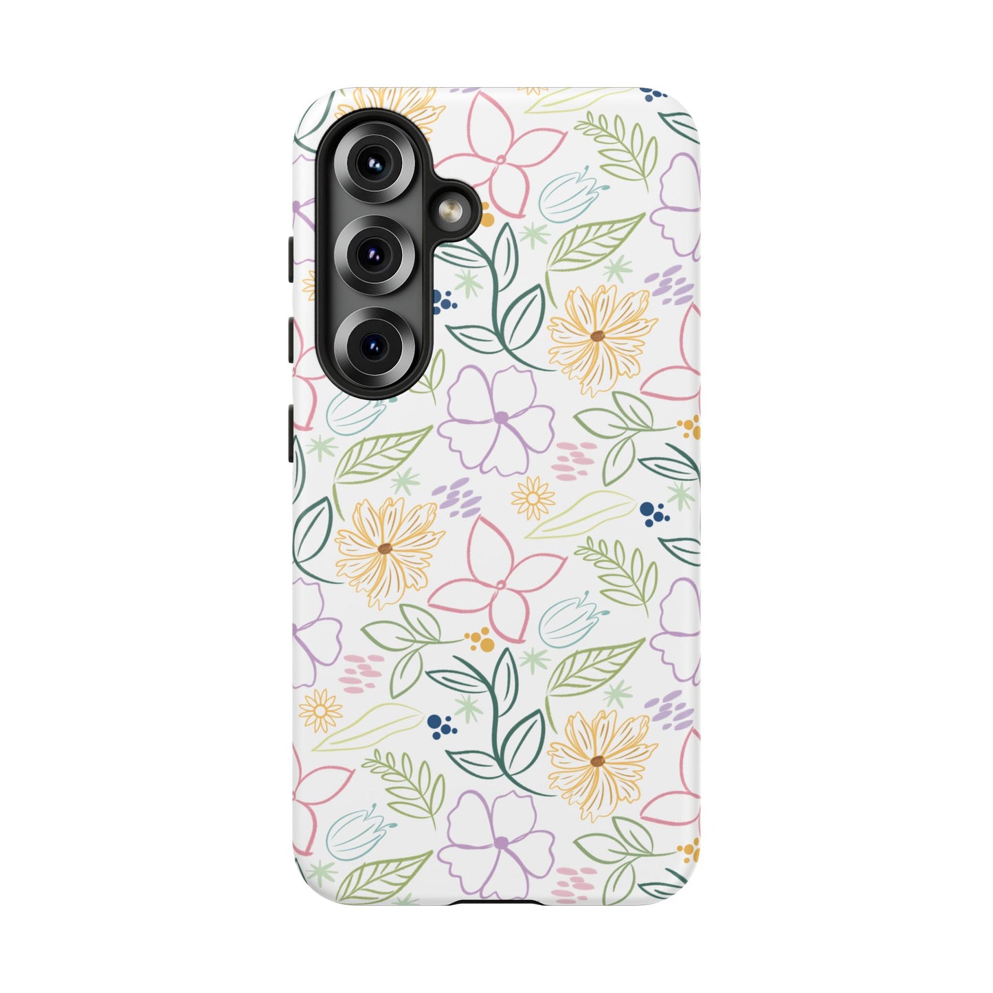 Pastel Floral Pattern Tough Case | Phone Protection, Spring Flowers