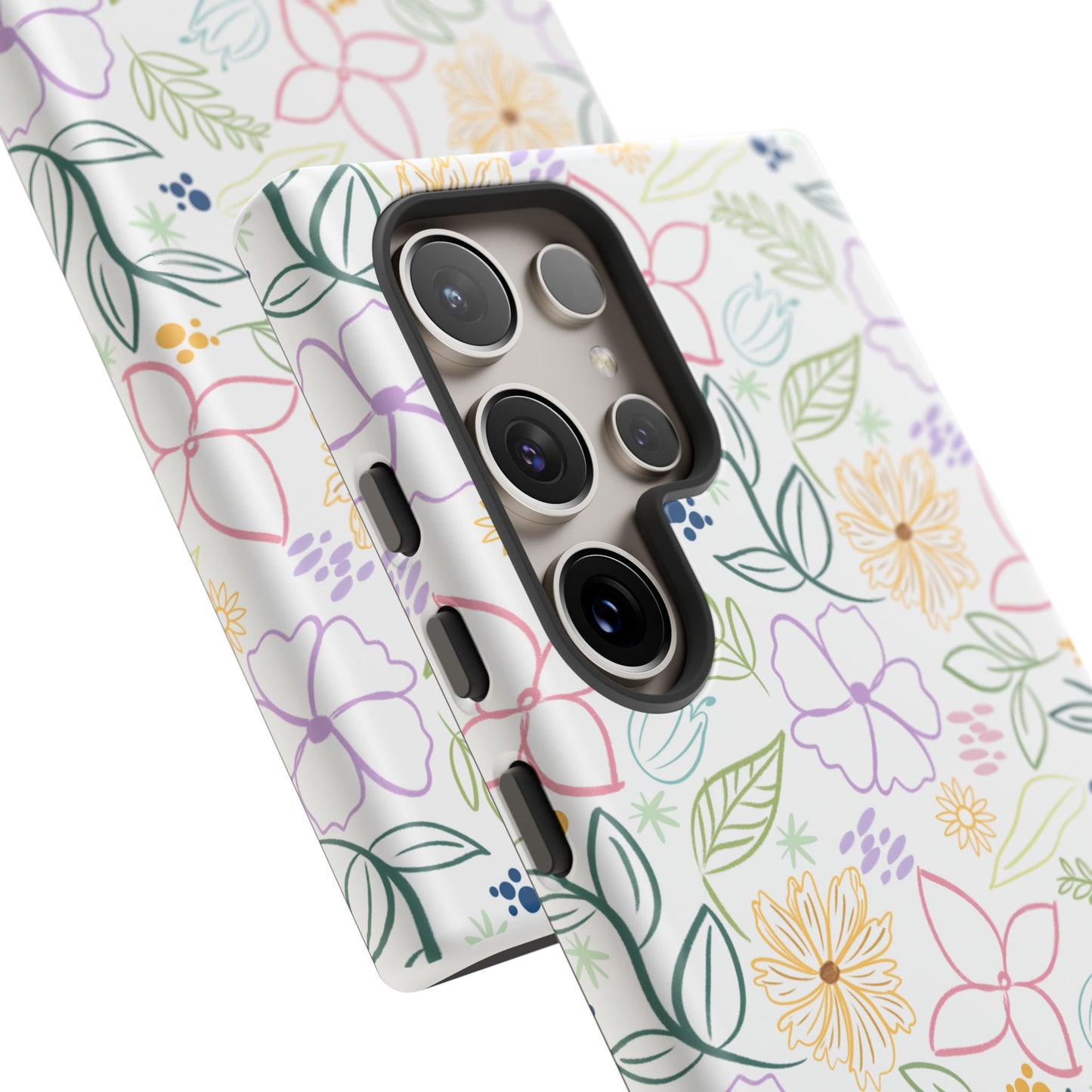 Floral Pastel Phone Case — Delicate Garden Pattern for Samsung & iPhone