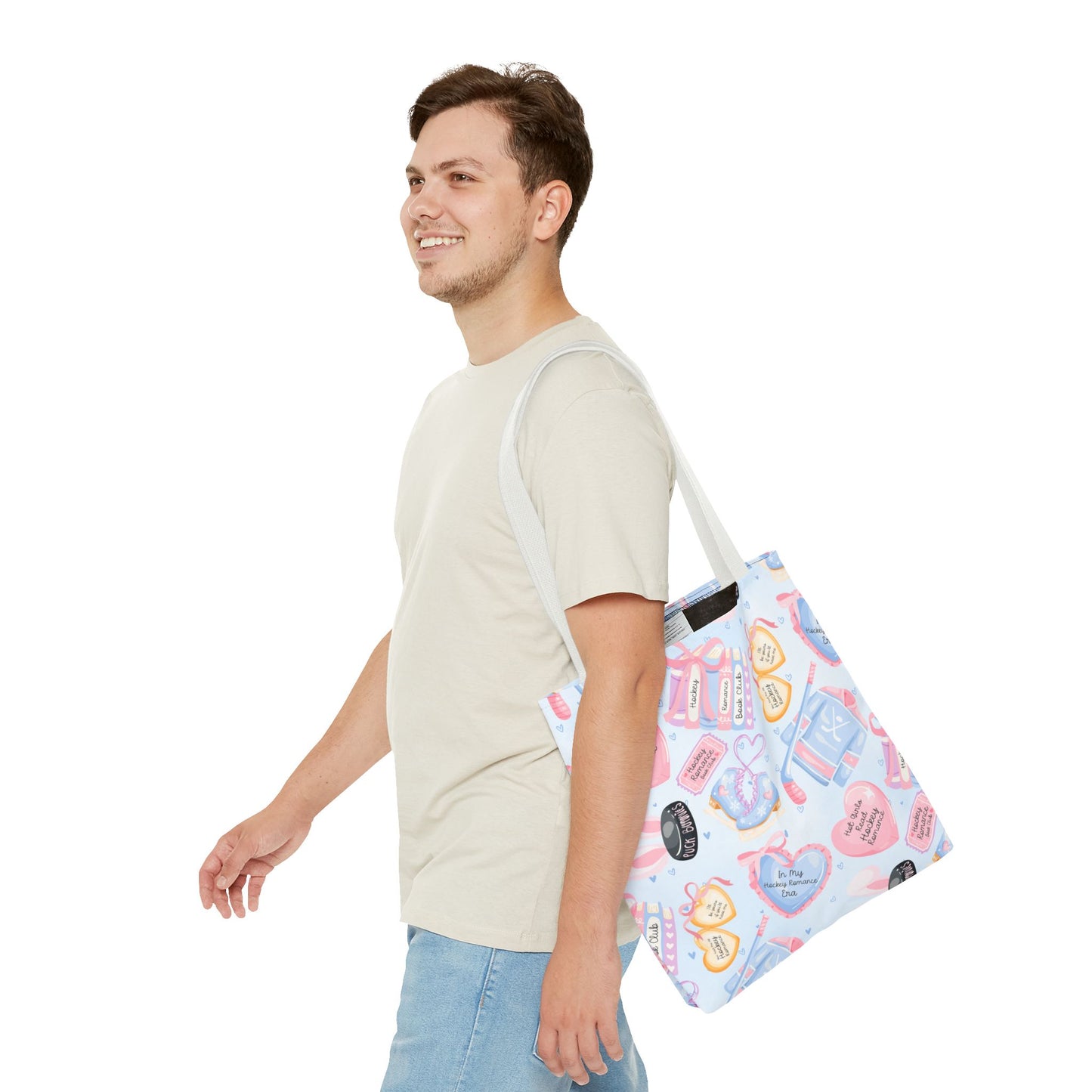 Cute Hockey Romance Tote Bag | Hockey Romance Books