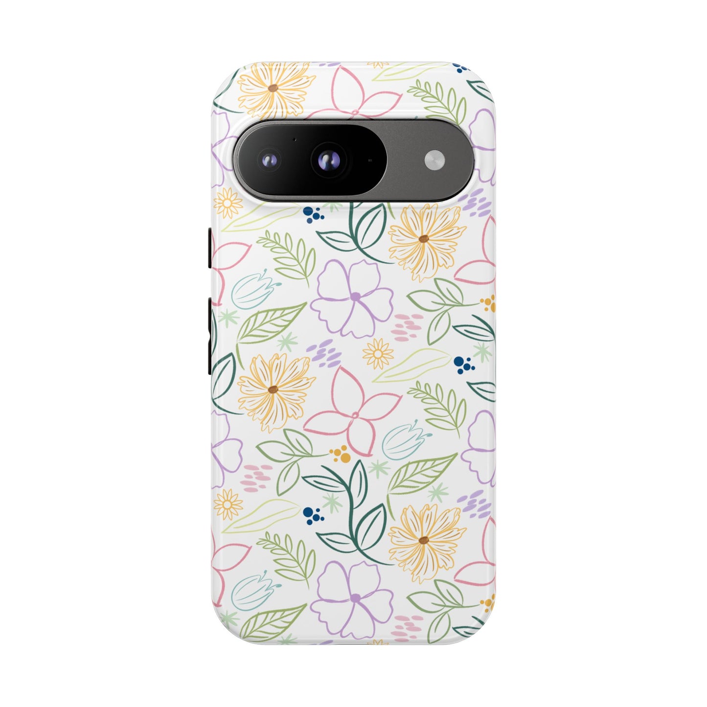 Floral Pastel Phone Case — Delicate Garden Pattern for Samsung & iPhone