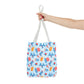 Patriotic Summer Icons tote bag | 4th of July fireworks, popsicles, cupcakes