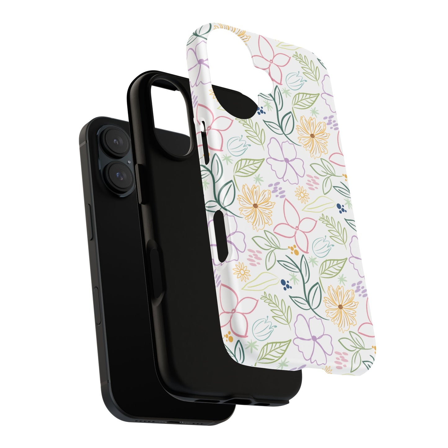 Pastel Floral Pattern Tough Case | Phone Protection, Spring Flowers