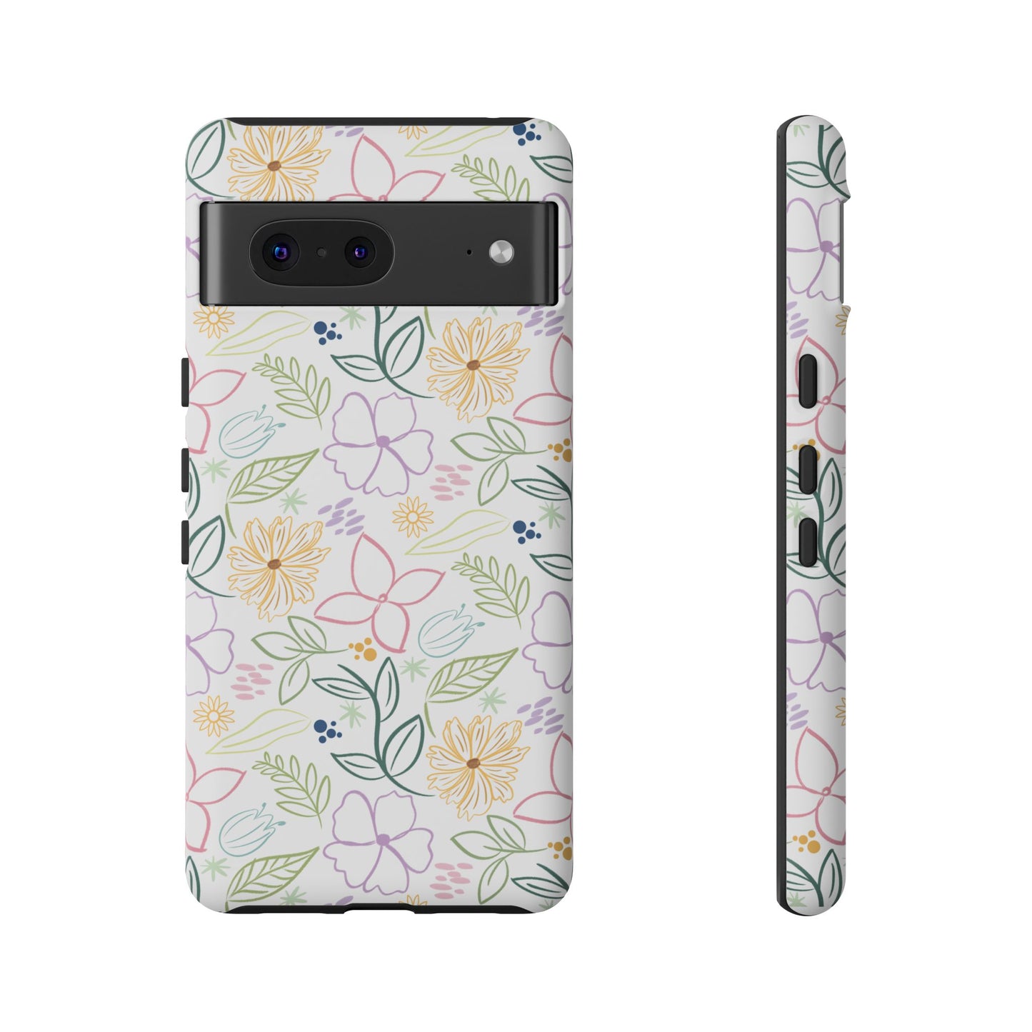 Pastel Floral Pattern Tough Case | Phone Protection, Spring Flowers