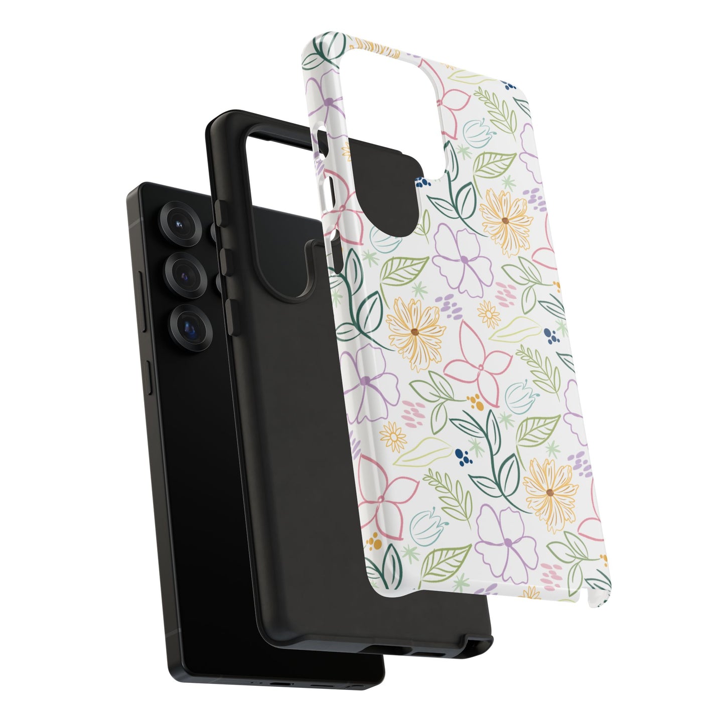 Pastel Floral Pattern Tough Case | Phone Protection, Spring Flowers