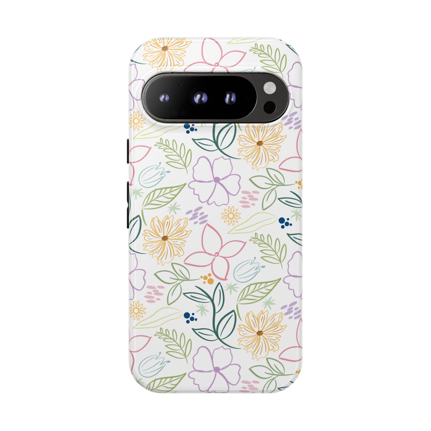 Pastel Floral Pattern Tough Case | Phone Protection, Spring Flowers