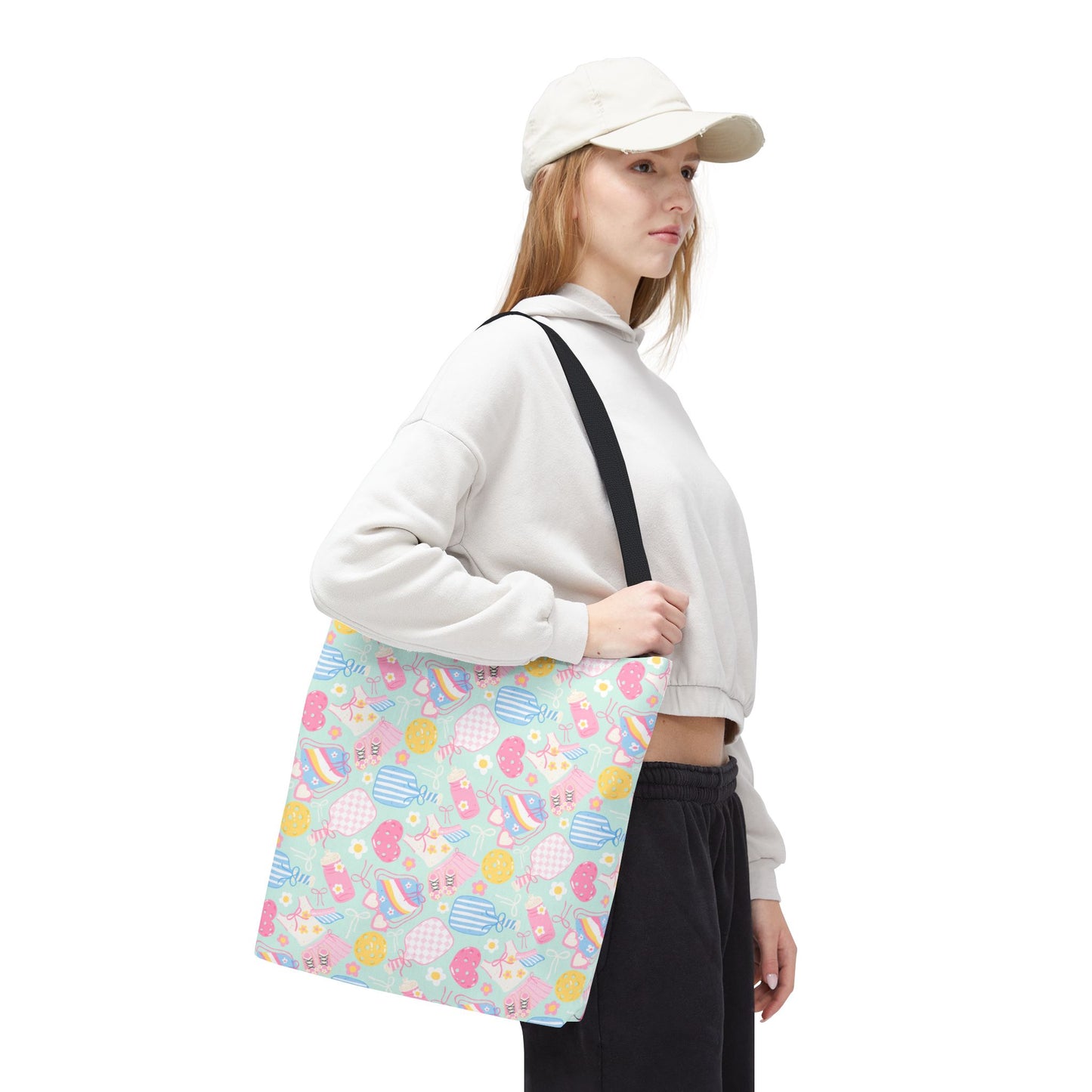 Cute Mint Pickleball Tote Bag — Pickleball Player Beach & Gear Tote
