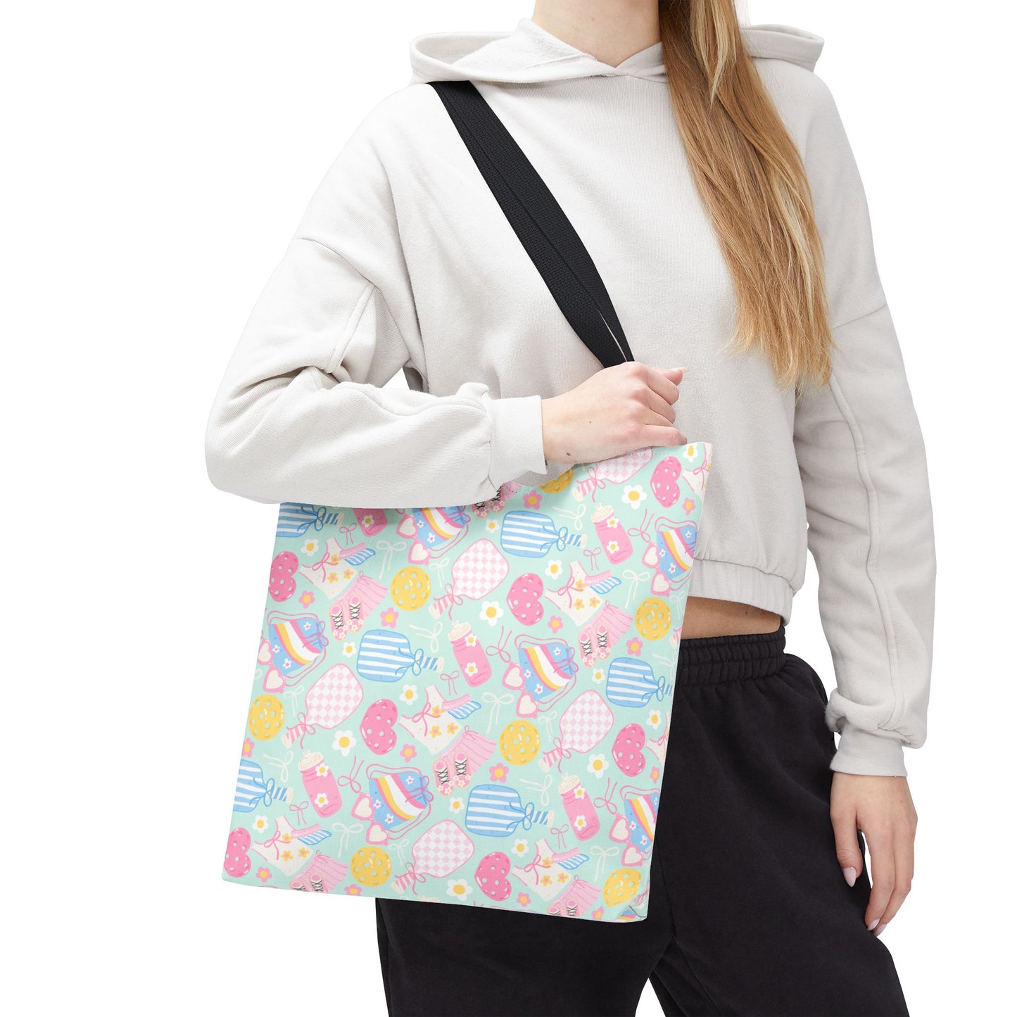 Cute Mint Pickleball Tote Bag — Pickleball Player Beach & Gear Tote