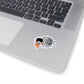 Copy Moon Joy Astronaut and Moon Illustration Kiss-Cut Stickers | Spacecraft Decal