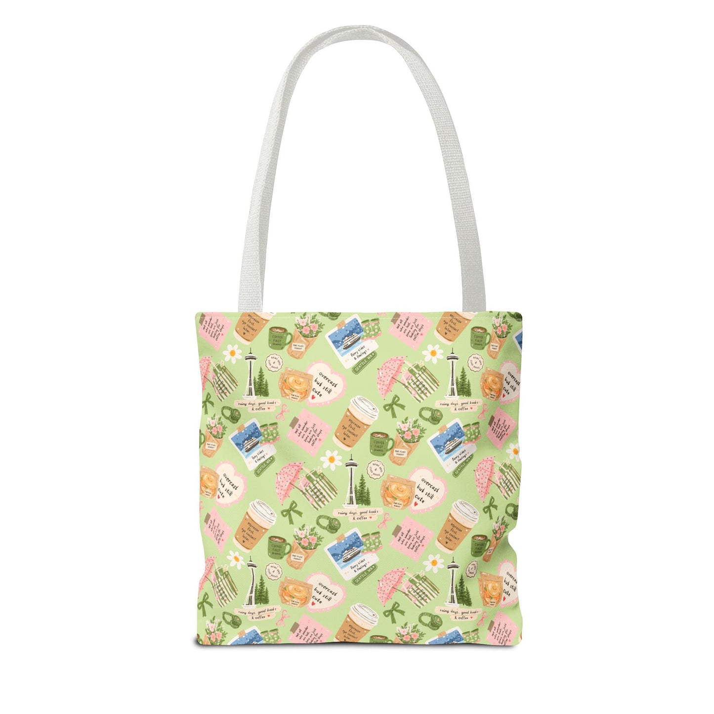 Seattle Coffee Tote Bag | Coffee Seattle Print