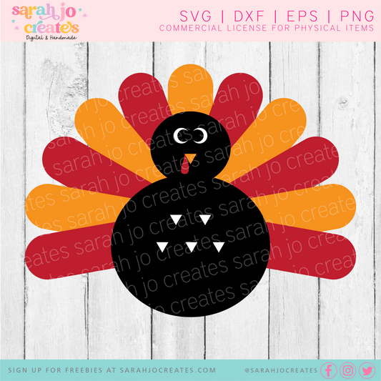 Cute Turkey SVG