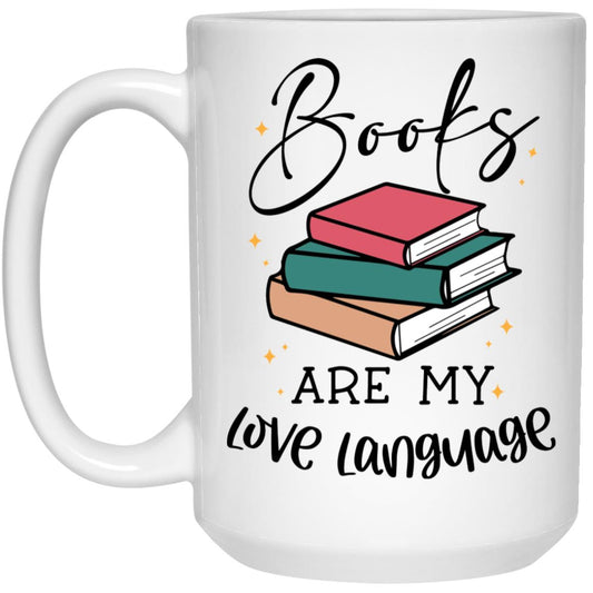 Books Are My Love Language Mug