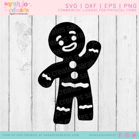 Gingerbread Man SVG