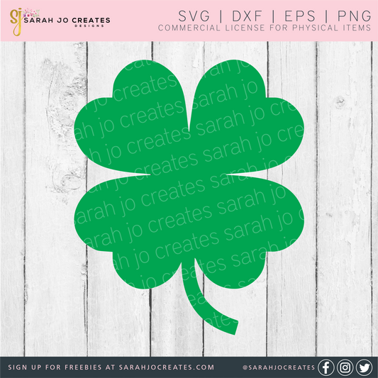 Four Leaf Clover SVG