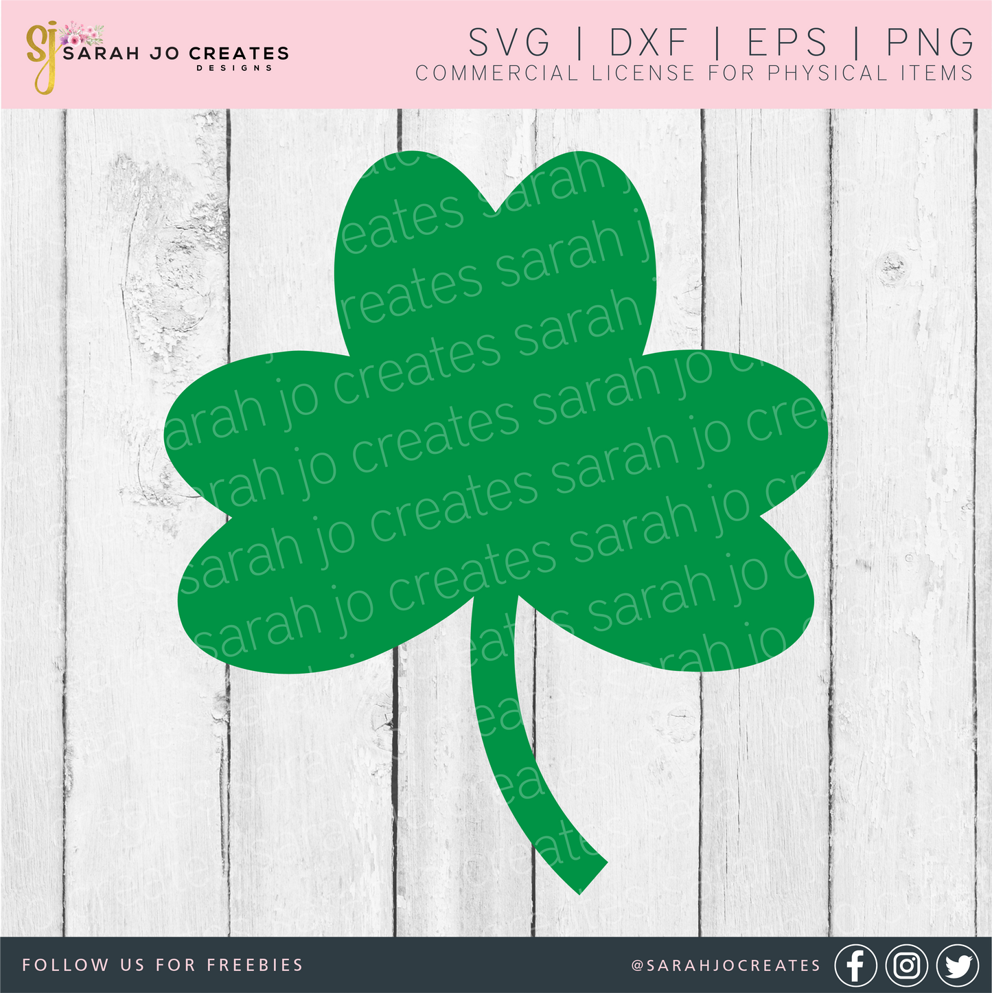 Three Leaf Clover SVG