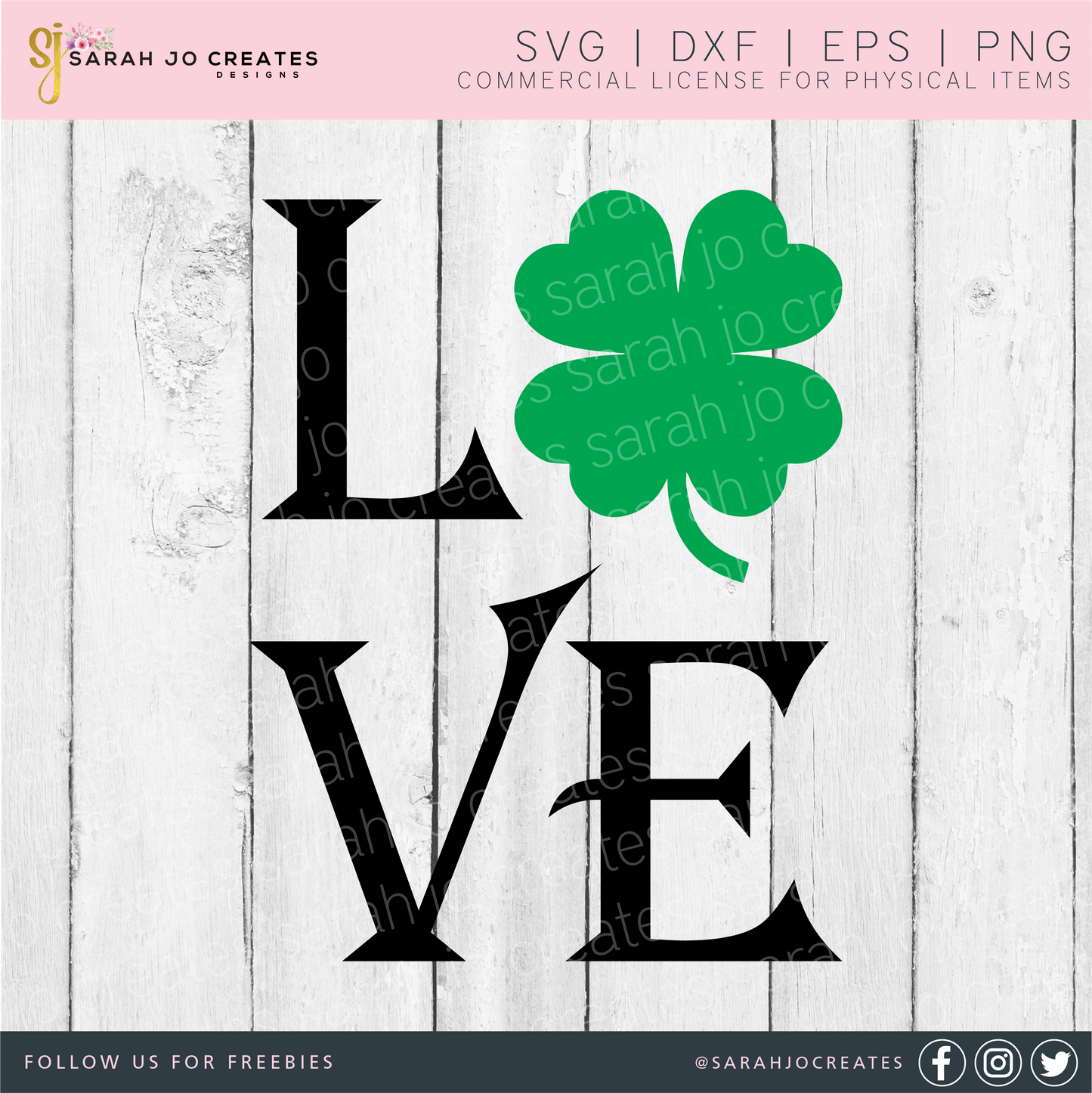 Love Clover SVG