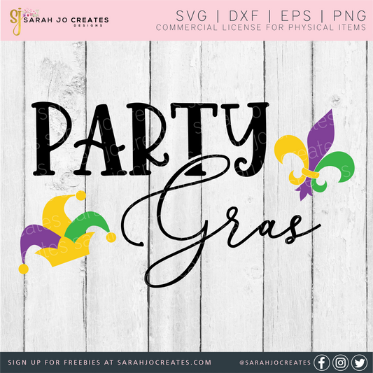 Party Gras SVG