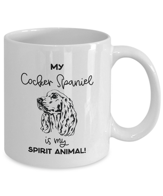 My Cocker Spaniel Is My Spirit Animal Mug