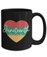 Black Juneteenth Heart Mug