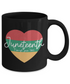 Black Juneteenth Heart Mug