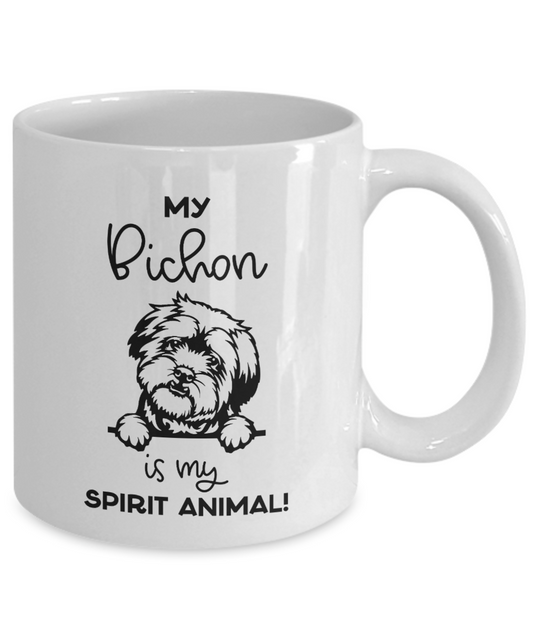 My Bichon Is My Spirit Animal Mug