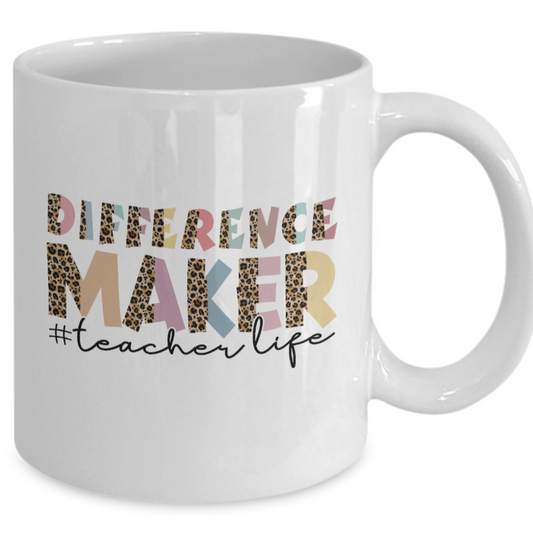 Difference Maker #teacherlife Mug