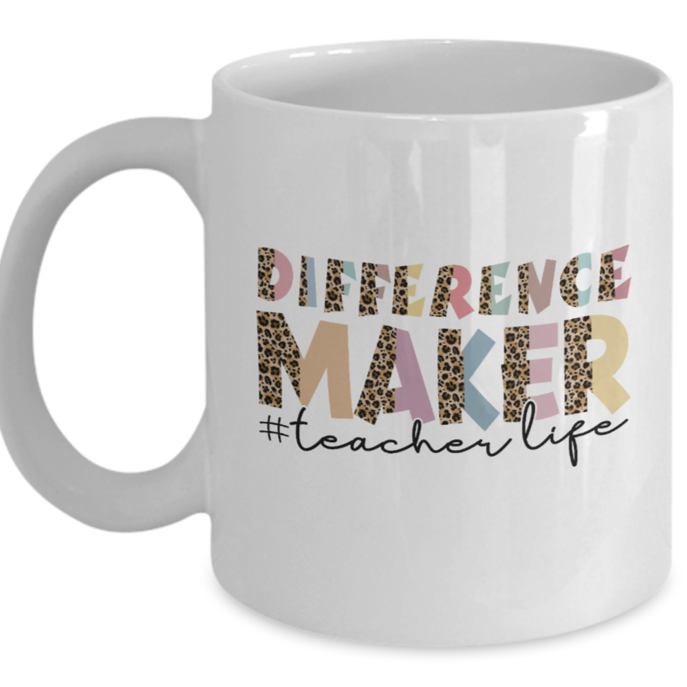 Difference Maker #teacherlife Mug