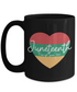 Black Juneteenth Heart Mug