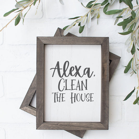 Alexa Clean The House SVG