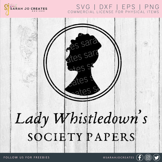 Lady Whistledown's Society Papers SVG