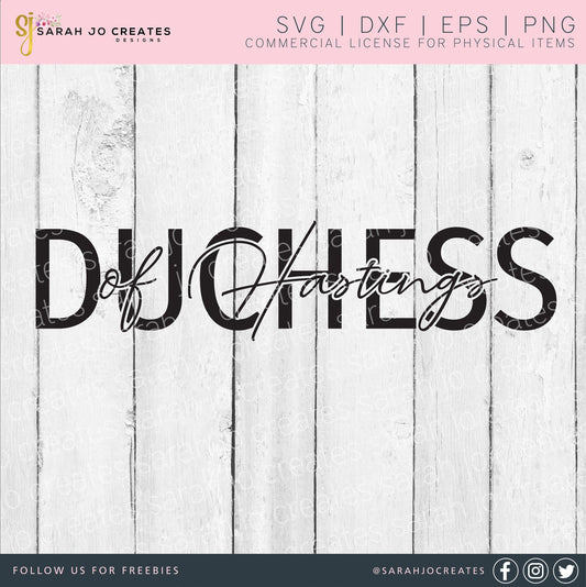 Duchess of Hastings Knockout SVG