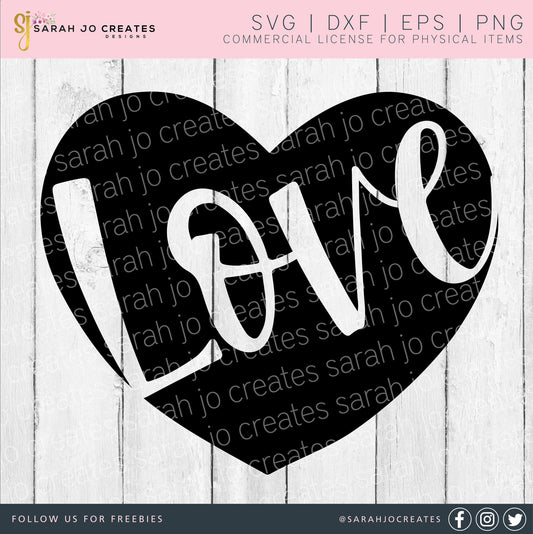 Love Heart SVG