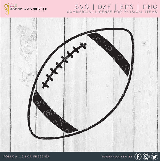 Football Outline SVG