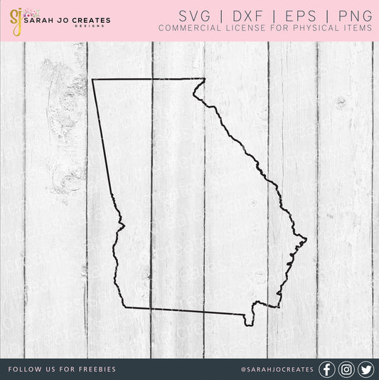 Georgia Outline SVG